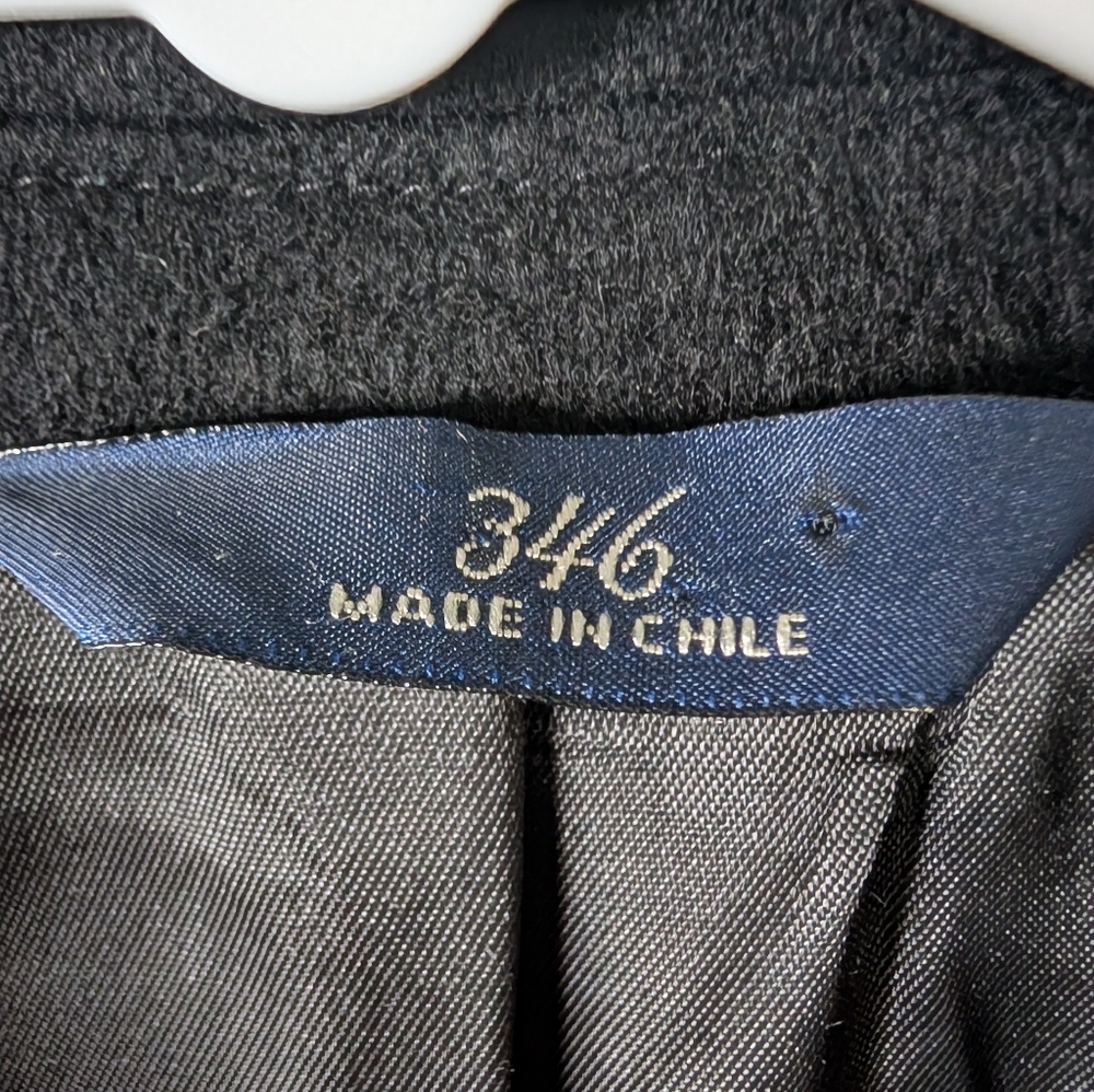 Brooks Brothers 346 Vintage 100% Cashmere Black Men's Blazer 46R - Picture 6 of 6